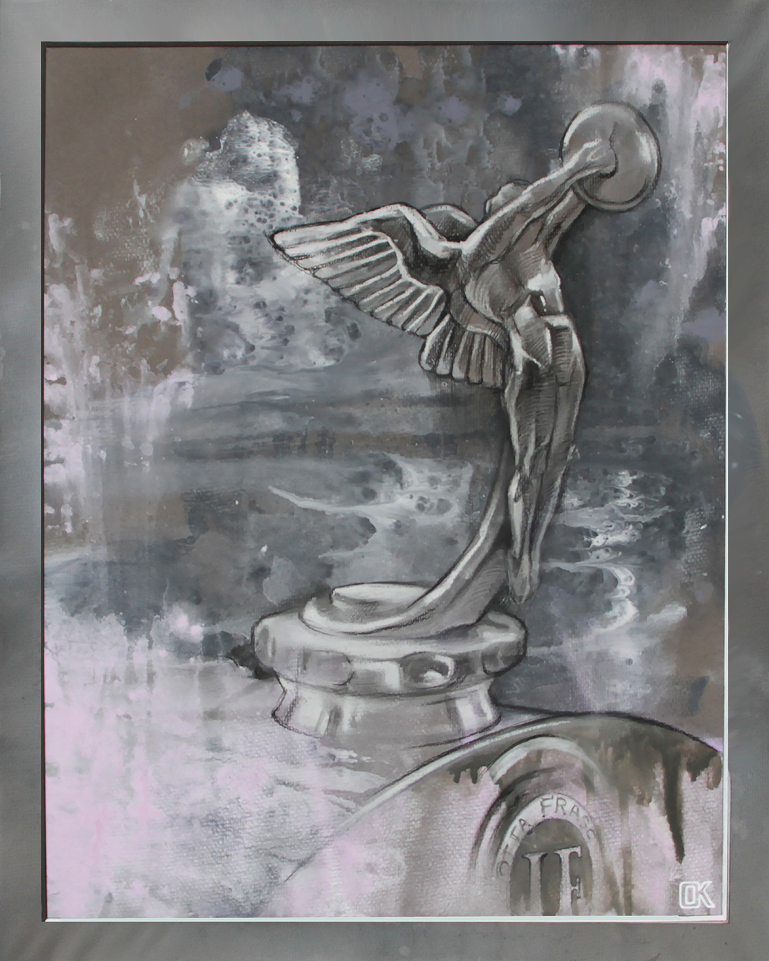 Painting Original Created: 2021 * Size: 15.7 W (40cm) x 19.7 H (50cm) x 0.1 D in * Mediums: Acrylic * Materials: Paper *