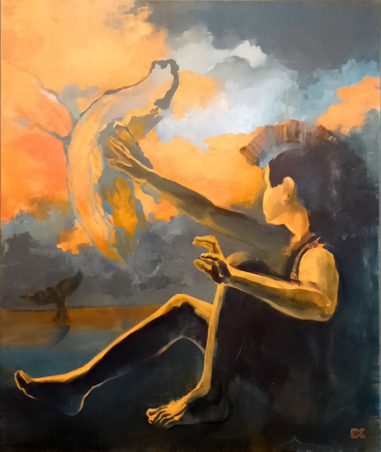 Figurative Illustration Abstract Acrylic   