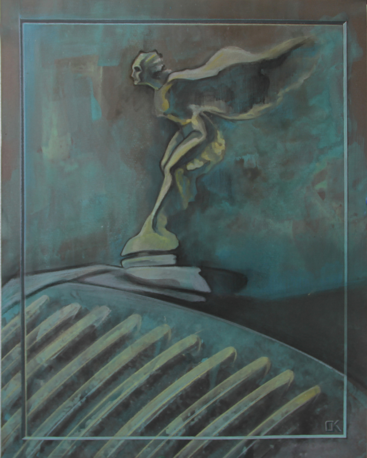 <span style="font-style: italic;">
						Painting Original Created: 2021 * Size: 15.7 W (40cm) x 19.7 H (50cm) x 0.1 D in * Mediums: Acrylic * Materials: Paper *</span>